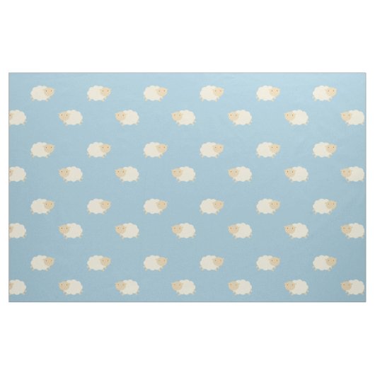 Niedliches Schafmuster Stoff (Yard (91,4 cm))