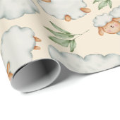 Niedliches Schafspapier Geschenkpapier (Rolleneckpunkt)