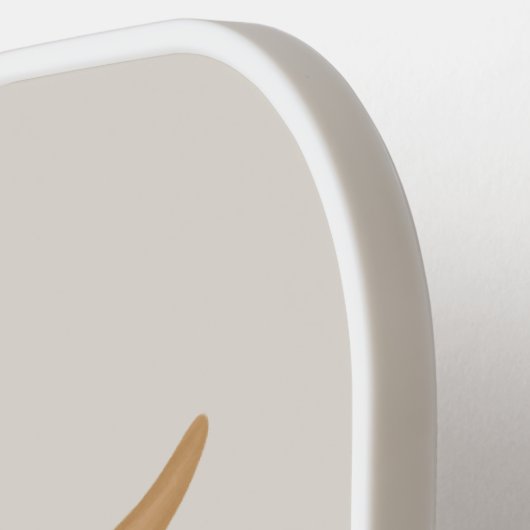 Niedliches, schaghaftes Modell der Highland-Kuh Pickleball Schläger (Linke Seite)