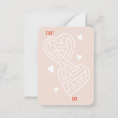 Niedliches, schagiges Hochland-Kuh-Klassenzimmer V Mitteilungskarte (Rückseite)