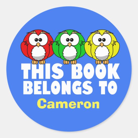 Niedliches Schälchen dieses Buches Runder Aufkleber (Vorderseite)