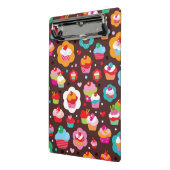 Niedliches Schalen-Kuchen-Muster Mini Klemmbrett (Gewinkelt2)