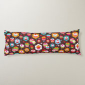 Niedliches Schalen-Kuchen-Muster Seitenschläferkissen (Rückseite)