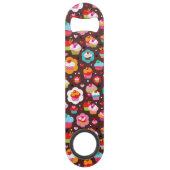 Niedliches Schalen-Kuchen-Muster Speed Flaschenöffner (Vorderseite)