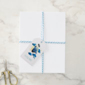 Niedliches Schälling mit Schirm Geschenkanhänger (Mit Garn)