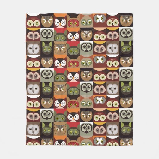 Niedliches Schälmuster Fleecedecke (Vorderseite)