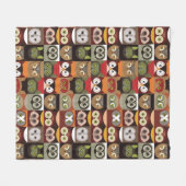 Niedliches Schälmuster Fleecedecke (Vorderseite (Horizontal))