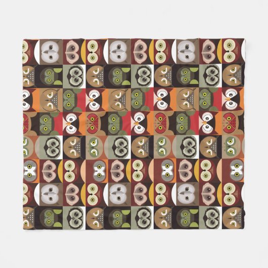 Niedliches Schälmuster Fleecedecke (Vorderseite (Horizontal))