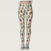 Niedliches Schälmuster Leggings (Vorderseite)