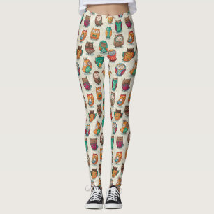 Niedliches Schälmuster Leggings