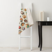 Niedliches Schälmuster Sherpadecke (Beispiel)