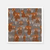 Niedliches Schälpapier Napkins Serviette (Vorderseite)