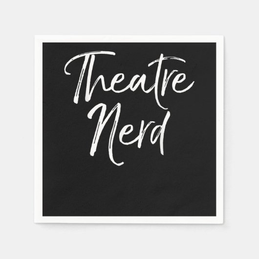 Niedliches Schauspiel Acter Lover Schauspielerin N Serviette (Vorderseite)
