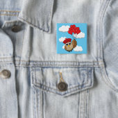Niedliches Schellen mit Herzblasen Button (Beispiel)
