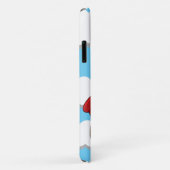 Niedliches Schellen mit Herzblasen Case-Mate iPhone Hülle (Hinten/Rechts)