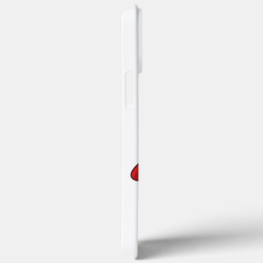 Niedliches Schellen mit Herzblasen Case-Mate iPhone Hülle (Rückseite / Rechts)