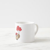 Niedliches Schellen mit Herzblasen Espressotasse (Vorderseite Rechts)