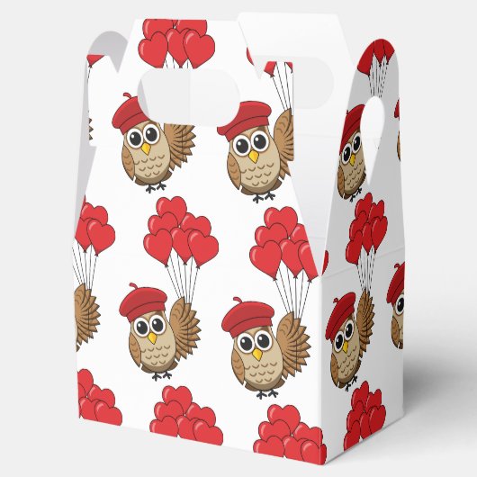 Niedliches Schellen mit Herzblasen Geschenkschachtel (Geöffnet)