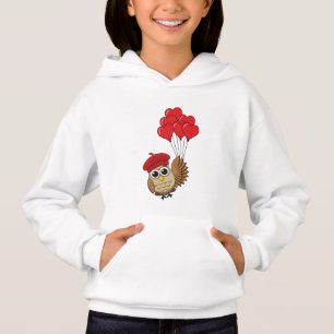 Niedliches Schellen mit Herzblasen Hoodie