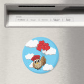 Niedliches Schellen mit Herzblasen Magnet (In Situ (Geschirrspüler))