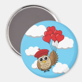 Niedliches Schellen mit Herzblasen Magnet (Vorderseite/Rückseite)