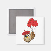 Niedliches Schellen mit Herzblasen Magnet (Vorderseite/Rückseite)