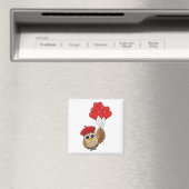 Niedliches Schellen mit Herzblasen Magnet (In Situ (Geschirrspüler))