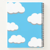 Niedliches Schellen mit Herzblasen Notizblock (Rückseite)