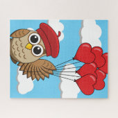 Niedliches Schellen mit Herzblasen Puzzle (Horizontal)