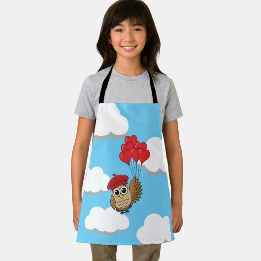 Niedliches Schellen mit Herzblasen Schürze (Insitu)