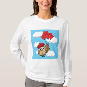Niedliches Schellen mit Herzblasen T-Shirt