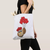 Niedliches Schellen mit Herzblasen Tasche (Von Nahem)