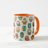 Niedliches Schellmuster Tasse (VorderseiteRechts)