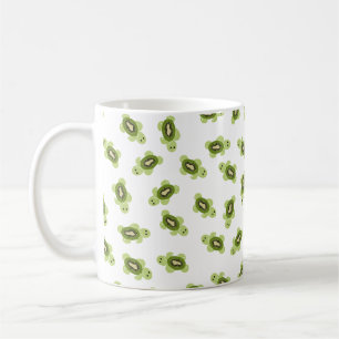 Niedliches Schildkrötenmuster Kaffeetasse