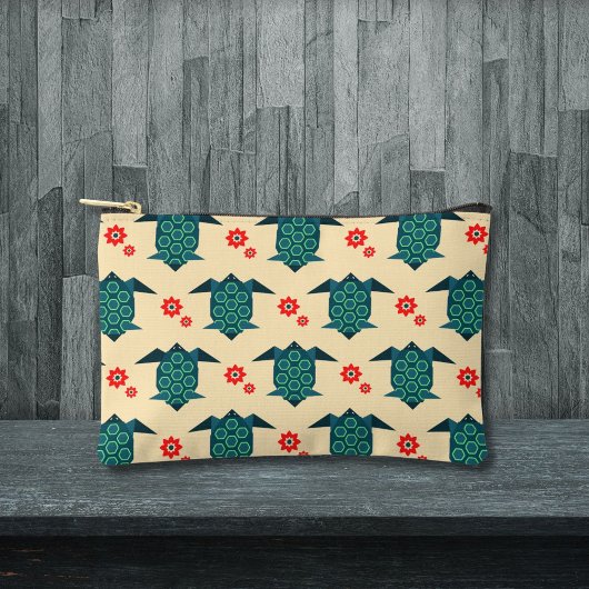 Niedliches Schildkrötenmuster Zubehörtasche