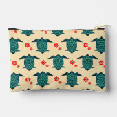 Niedliches Schildkrötenmuster Zubehörtasche (Rückseite)