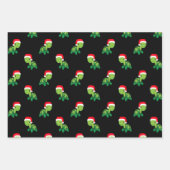 Niedliches Schildkrötentier Frohe Weihnachten Weih Geschenkpapier Set (Vorderseite 3)