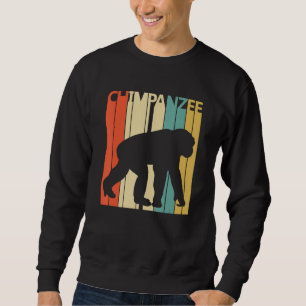 Niedliches Schimpanze Tier Sweatshirt