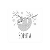 Niedliches Schlaf-Schlaf-Buchzeichen für Mädchen Gummistempel (Prägung)