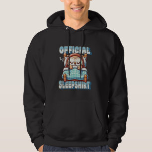 Niedliches Schlafabbild Offizieller Schlafschiff Hoodie
