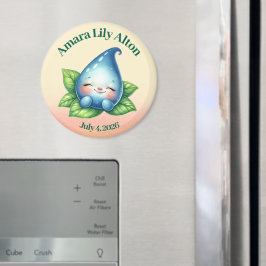 Niedliches Schlafen Baby Dewdrop Kinderdusche Magnet