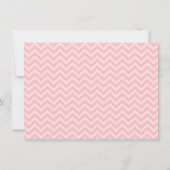 Niedliches Schlafen Ballerina Baby Girl Dusche Einladung (Rückseite)