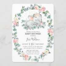 Niedliches Schlafen Elephant Greenerenery Baby Sho