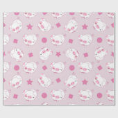 Niedliches Schlafen Geschenkpapier (Flach)