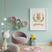 Niedliches Schlafen Kinder Kinderzimmer Mauer Deko