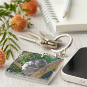 Niedliches Schlafen Koala in Bäumen Schlüsselanhänger (Vorderseite rechts)