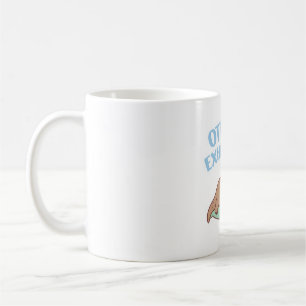 Niedliches Schlafen Otter ausgestrahlt Funny Kaffeetasse