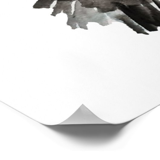 Niedliches Schlafen Schwarz-weiß Tuxedo Katzen Pla Poster (Ecke)