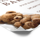 Niedliches Schlafen Teddy Bear Mama osa Bar Poster (Ecke)