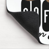 Niedliches Schläfenkostangebot Mousepad (Ecke)